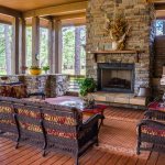 Fireplace in the living room